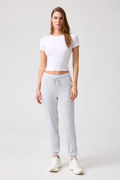 Los Ojos Melodi Gray Thin Soft Soho Jogger Sweatpants