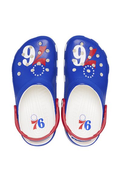 Crocs Clogs Crocs Classic NBA Philadelphia 76ers Clog 46-47 EU - M12 US Alb - White