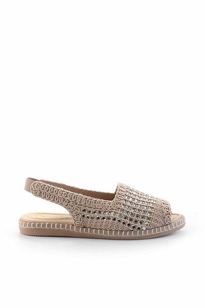 Bambi Nerzfarbene Damensandalen K05117155016